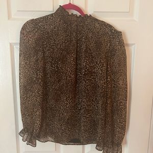 1State leopard blouse